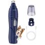 Aerb Dog Nail Grinder Clipper, Professional 2-Speed Rechargeable Electric Pet Nail Trimmer, Low Noise Powerful Painless Paws Dog Nail Grinder for Small Medium Large Dogs & Cats