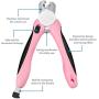 Flexzion Dog Nail Clipper - Pet Cat Toe Claw Trimmer Scissor Grooming Tool with Stainless Steel Blades File Easy Grip Handle Safety Guard to Avoid Overcutting for Small Medium Large Breed Puppy