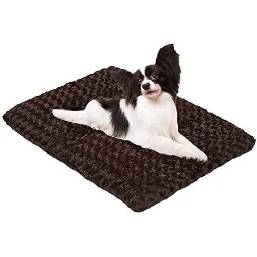 Auboa Dog Crate Bed with Cotton Cushion, Plush Ombré Swirl Kennel Mat for Small, Medium, Extra Large Pet Auboa Dog Crate Bed with Cotton Cushion, Plush Ombré Swirl Kennel Mat for Small, Medium, Extra Large Pet