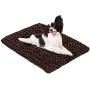 Auboa Dog Crate Bed with Cotton Cushion, Plush Ombré Swirl Kennel Mat for Small, Medium, Extra Large Pet