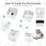 isYoung Cat Water Fountain,84oz/2.5L Quiet Automatic Pet Fountain with 5 Replacement Filters and Cleaning Brushes for Cats,Dogs isYoung Cat Water Fountain,84oz/2.5L Quiet Automatic Pet Fountain with 5 Replacement Filters and Cleaning Brushes for Cats,Dogs