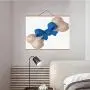 Dog Bone Wrapped in Blue Ribbon,Canvas Posters Present for Best Pet 3D Rendering Toy for Home Decoration 12x8in Dog Bone Wrapped in Blue Ribbon,Canvas Posters Present for Best Pet 3D Rendering Toy for Home Decoration 12x8in