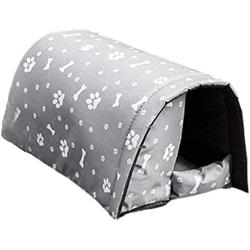 GUOXY Deluxe Soft Cat Bed, Pet House, Cats Tunnel Shelter, Waterproof Outdoor Cat Shelter, Oxford Cloth Soft Foldable Portable Stray Pet Shelter,22.4416.5414.96Inch