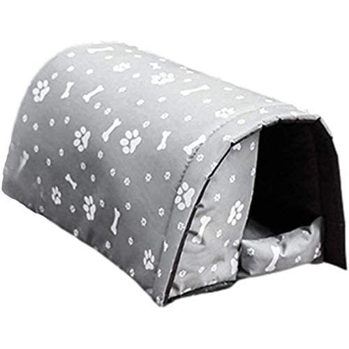 GUOXY Deluxe Soft Cat Bed, Pet House, Cats Tunnel Shelter, Waterproof Outdoor Cat Shelter, Oxford Cloth Soft Foldable Portable Stray Pet Shelter,22.4416.5414.96Inch
