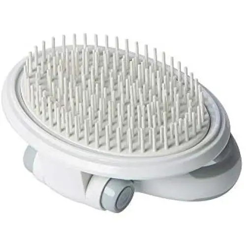 happyhund Dog Massaging & Deshedding Brush Foldable Handle & Durable Materials - Undercoat Rake Made Steel Alloy Pins & Massaging Brushes Soft Silicone Nubs happyhund Dog Massaging & Deshedding Brush Foldable Handle & Durable Materials - Undercoat Rake Made Steel Alloy Pins & Massaging Brushes Soft Silicone Nubs
