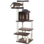 GleePet GP78680723 Cat Tree, 66-Inch, Coffee Brown