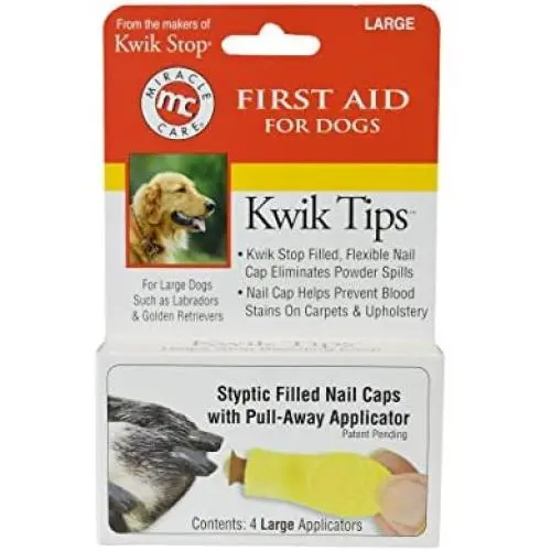 Kwik Stop Styptic Filled Nail Caps for Dogs Kwik Stop Styptic Filled Nail Caps for Dogs