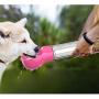 Newthinking Dog Water Bottle for Walking, Portable Dog Water Travel Dispenser with Food Container, Poop Shove and Waste Bag for Pets Outdoor Walking, Hiking, Travel