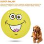 Pet Dog Toy Squeaky Balls Chewing Latex Rubber Soft Fetch Play Toys with Funny Face for Puppy Small Dog (6PCS)