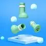 AINOLWAY Silicone Anti-Scratch Cat Shoes Boots Rubber Precaution Scratch Gloves Cat Paw Protector Nail Cover Pet Grooming Scratching Booties for Bathing Checking Treatment Shaving AINOLWAY Silicone Anti-Scratch Cat Shoes Boots Rubber Precaution Scratch Gloves Cat Paw Protector Nail Cover Pet Grooming Scratching Booties for Bathing Checking Treatment Shaving