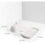 Sweese 10 Ounce Small Bowls - set of 6 and Butter Dish with Cover