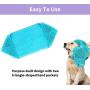 ColorYLife Dog Towel - Microfiber Super Shammy with Hand Pockets, Ultra Absorbent Quick Dry Pet Bath Towels for Small, Medium, Large Dogs and Cats