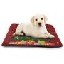 Small Dog Bed & Cat Bed Christmas Tree With Blurred Light Effect Pet Beds For Indoor Kitten Kitty Puppies Sleeping, Dog Crate Kennel Mats Mattress Cushion, Washable Soft Pet Supplies, Non Slip Bottom