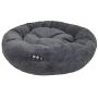 Ultra Plush Deluxe Comfort Pet Dog & Cat Grey Snuggle Bed (Multiple Sizes) - Machine Washable, Made in the USA, Reversible, Durable Soft Fabrics