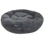 Ultra Plush Deluxe Comfort Pet Dog & Cat Grey Snuggle Bed (Multiple Sizes) - Machine Washable, Made in the USA, Reversible, Durable Soft Fabrics