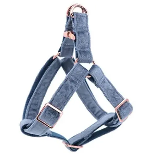 ARING PET Dog Halter Harness, Velvet Dog Harness, No Pull Dog Halter Harness, Adjustable Heavy Duty Dog Harness for Small Medium Large Dogs ARING PET Dog Halter Harness, Velvet Dog Harness, No Pull Dog Halter Harness, Adjustable Heavy Duty Dog Harness for Small Medium Large Dogs
