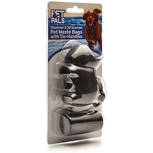 Pet Pals Tie Handle Extra Strong Dog Poo Waste Bags with dispenser (30 bags) Pet Pals Tie Handle Extra Strong Dog Poo Waste Bags with dispenser (30 bags)