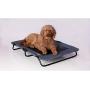 Pet Gear Lifestyle Pet Cot Elevated Bed | No Assembly Required | Premium Tear Resistant Cooling Mesh | Indoor & Outdoor | Lightweight & Portable, 40'', Lake Blue (PG6240LBA)
