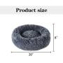 Dog Bed Cat Bed Donut, Calming Bed for Small Medium Dogs and Cats, Comfortable Donut Cuddler Ultra Soft Washable Dog and Cat Cushion Bed(20/28) Dog Bed Cat Bed Donut, Calming Bed for Small Medium Dogs and Cats, Comfortable Donut Cuddler Ultra Soft Washable Dog and Cat Cushion Bed(20/28)