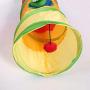 Aopiu Pet Foldable Tunnel, Cat Rabbit Play Tunnel, Cat Tunnel with Ball Kitten Cat Toy