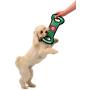 Pets First NCAA Football Field Dog Toy with Squeaker. - Alabama Crimson Tide - for Tug, Toss, and Fetch. - Tough & Durable PET Toy