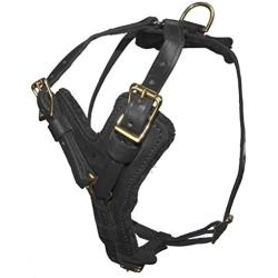 Dogline Viper Invader Multi-Function Leather Dog Pet Harness