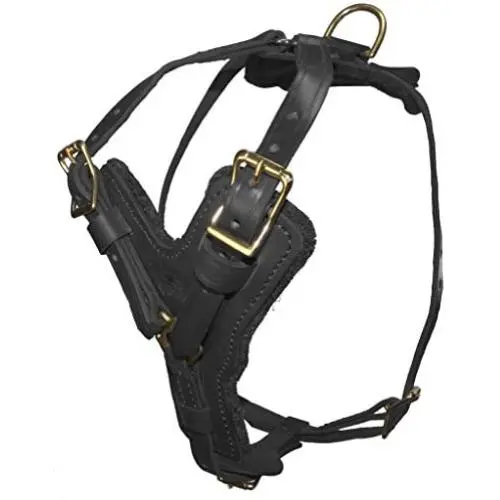 Dogline Viper Invader Multi-Function Leather Dog Pet Harness