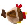 Fattiez Round Squeaky Plush Toy by Outward Hound