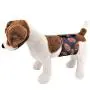 FunnyDogClothes Pack of 3 Male Dog Diapers 4 - Layers of Absorbent Pads Waterproof Leak Proof Belly Band Wrap Washable (M: Waist 12'' - 16'', Patterned)