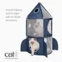 Catit Vesper Rocket Cat Tower, Blue, 42001