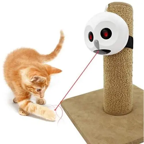 Peffiti Automatic Interactive Dog Toy Cat Laser Toy – Electric Random Rotating Laser Pointer Cat Toys for Indoor Cats, Multiple Applications, Automatic Off &Timer Setting Pet Funny Toy Peffiti Automatic Interactive Dog Toy Cat Laser Toy – Electric Random Rotating Laser Pointer Cat Toys for Indoor Cats, Multiple Applications, Automatic Off &Timer Setting Pet Funny Toy
