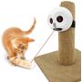 Peffiti Automatic Interactive Dog Toy Cat Laser Toy – Electric Random Rotating Laser Pointer Cat Toys for Indoor Cats, Multiple Applications, Automatic Off &Timer Setting Pet Funny Toy