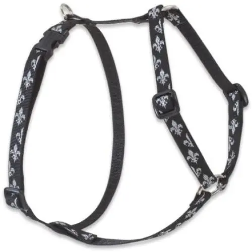 LupinePet 1/2'' Silver Charm 9-14 Roman Dog Harness