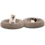 SAVFOX Long Plush Comfy Calming & Self-Warming Bed for Cat & Dog, Anti Anxiety, Furry, Soothing, Fluffy, Washable, Abbyspace, Marshmellow Pet Donut Bed SAVFOX Long Plush Comfy Calming & Self-Warming Bed for Cat & Dog, Anti Anxiety, Furry, Soothing, Fluffy, Washable, Abbyspace, Marshmellow Pet Donut Bed