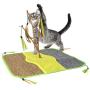 Kitty City SP-0778-CS01 Wobble Play Mat, Cat Toy, Scratching Mat, Cat Scratching Toy, Large