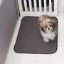 Mujo Washable Pee Pads, Machine Washable, Reusable Pee Pad, Whelping Pad, Waterproof Puppy Training Pads, Pet Travel, Dog Floor and Crate mats, Potty Pads, 2 Pack 26'' x 20'' Plus Bonus Travel Bowl