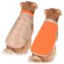 Mile High Life | Windproof Reversible Dog Vest | Waterproof Winter Dog Coat | Fleece Lining with Adjustable Chest Size | Easy Step in Closure | Small Dogs Cats Pets