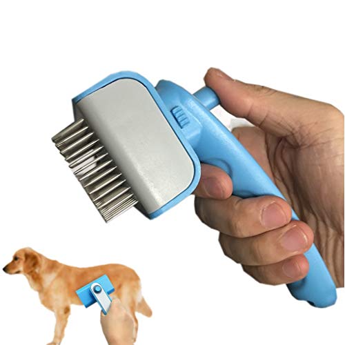 Pet Grooming Tools Small Large Dog Brushes For Long Haired Dog,Easy Remove Pet Hair,Stop Tangle,Cat Brush Stainless Steel Brush