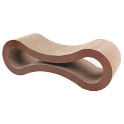 Pet Prime Cat Scratcher Lounge Cardboard Cat Scratching Pad Cardboard Cat Scratcher Lounger Scratch Lounge Furniture (S/M/L)