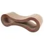 Pet Prime Cat Scratcher Lounge Cardboard Cat Scratching Pad Cardboard Cat Scratcher Lounger Scratch Lounge Furniture (S/M/L)