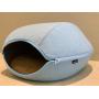 VistosoHome Felt Cat Cave Bed with Detachable & Collapsible Zipper Top - Large Interior & Entrance Works for Cats & Small Dogs - Handcrafted Modern Design & Felt