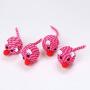 ocijf179 Pet Toy 24Pcs/Set Cat Toy String Knotted Ball Mouse Molar Anti-bite Gift Box Pet Supply - Random Color