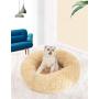 Qushy Dog Bed Comfortable Donut Cuddler Round Pet Mat Relief and Improved Sleep – Machine Washable