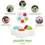 Smart Dog Puzzle Toys, Puppy Treat Dispenser -Interactive Puzzle Game Dog Toys,Treat Dispenser for Small Dogs Training