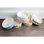 Park Life Designs Medium Pet Bowls, 6-1/4 inch Heavyweight Ceramic Dish Stays Put, Microwave and Dishwasher Safe