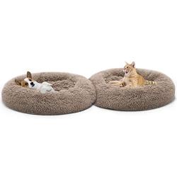 MIXJOY Orthopedic Dog Bed Comfortable Donut Cuddler Round Dog Bed Ultra Soft Washable Dog and Cat Cushion Bed (23/30/36)