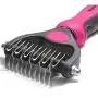 Maxpower Planet Dog Brush and Cat Brush - 2 Sided Pet Grooming Tool Undercoat Rake for Deshedding, Mats & Tangles Removing - Effectively Reduces Shedding by Up to 95%,Small Size Maxpower Planet Dog Brush and Cat Brush - 2 Sided Pet Grooming Tool Undercoat Rake for Deshedding, Mats & Tangles Removing - Effectively Reduces Shedding by Up to 95%,Small Size