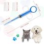 Nuanchu 6 Pieces Pet Medicine Feeding Syringe Pet Tablet Syringe with 2 Tips 2-in-1 Pet Pill Liquid Syringe Dispenser Tools for Birds Cats Dogs