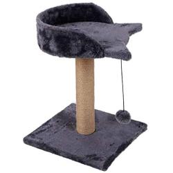TunTenDo Cat Climbing Frame Solid Wood sisal Small Pillar cat Tree cat Supplies Tease Cats wear-Resisting Jumping Toy Manufacturers spot
