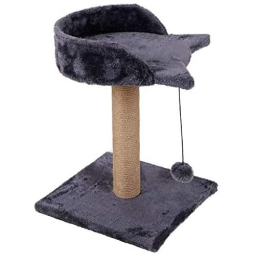 TunTenDo Cat Climbing Frame Solid Wood sisal Small Pillar cat Tree cat Supplies Tease Cats wear-Resisting Jumping Toy Manufacturers spot